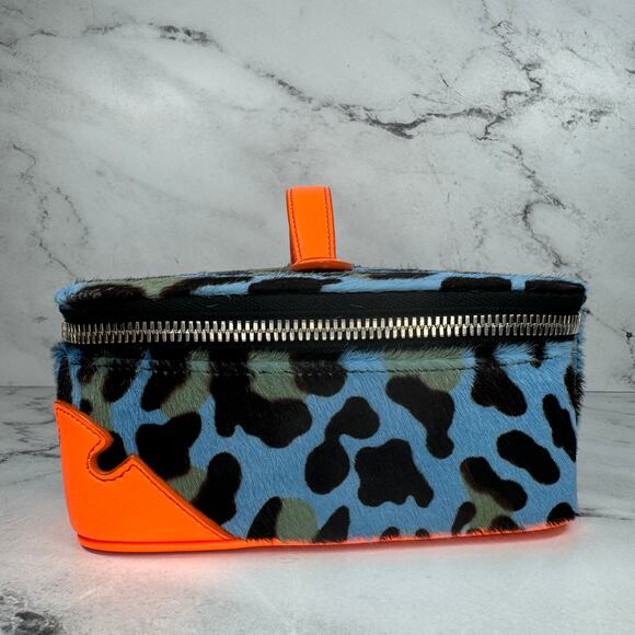 Chrome Hearts Jewelry Case  St Barth Exclusive Leopard Pony Hair Box Bag Clutch - Picture 11 of 16